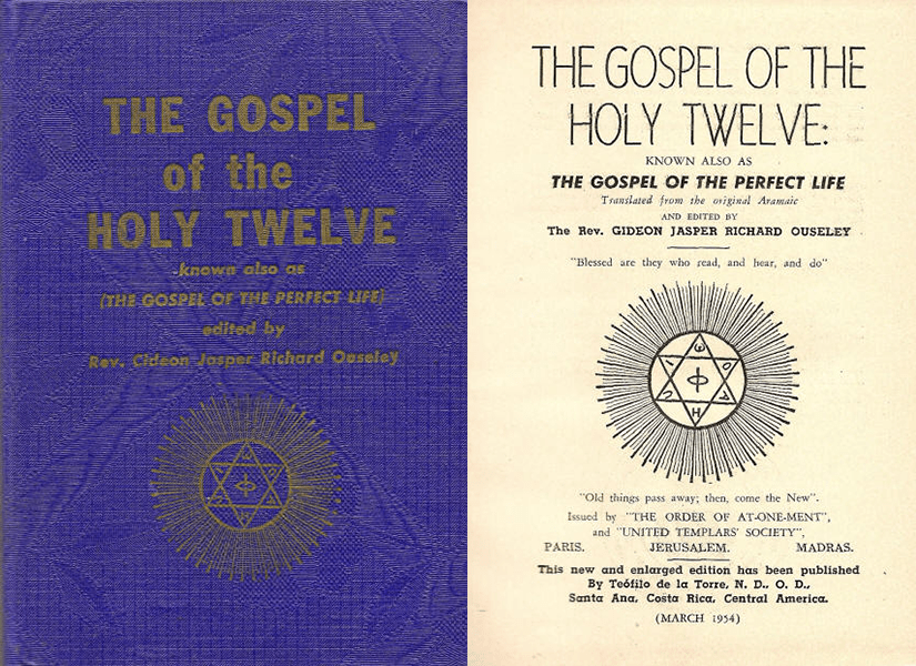 1954 Gospel of the Holy Twelve Order of At-One-Ment and United Templars' Society Edition - Herbs Yielding Seed